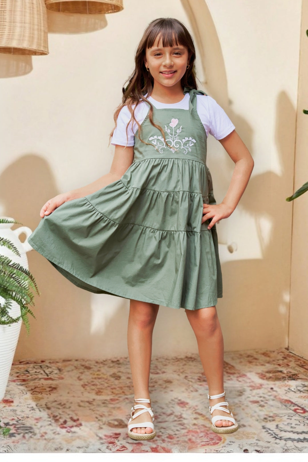 Vestido para niña con basica - Mafalda