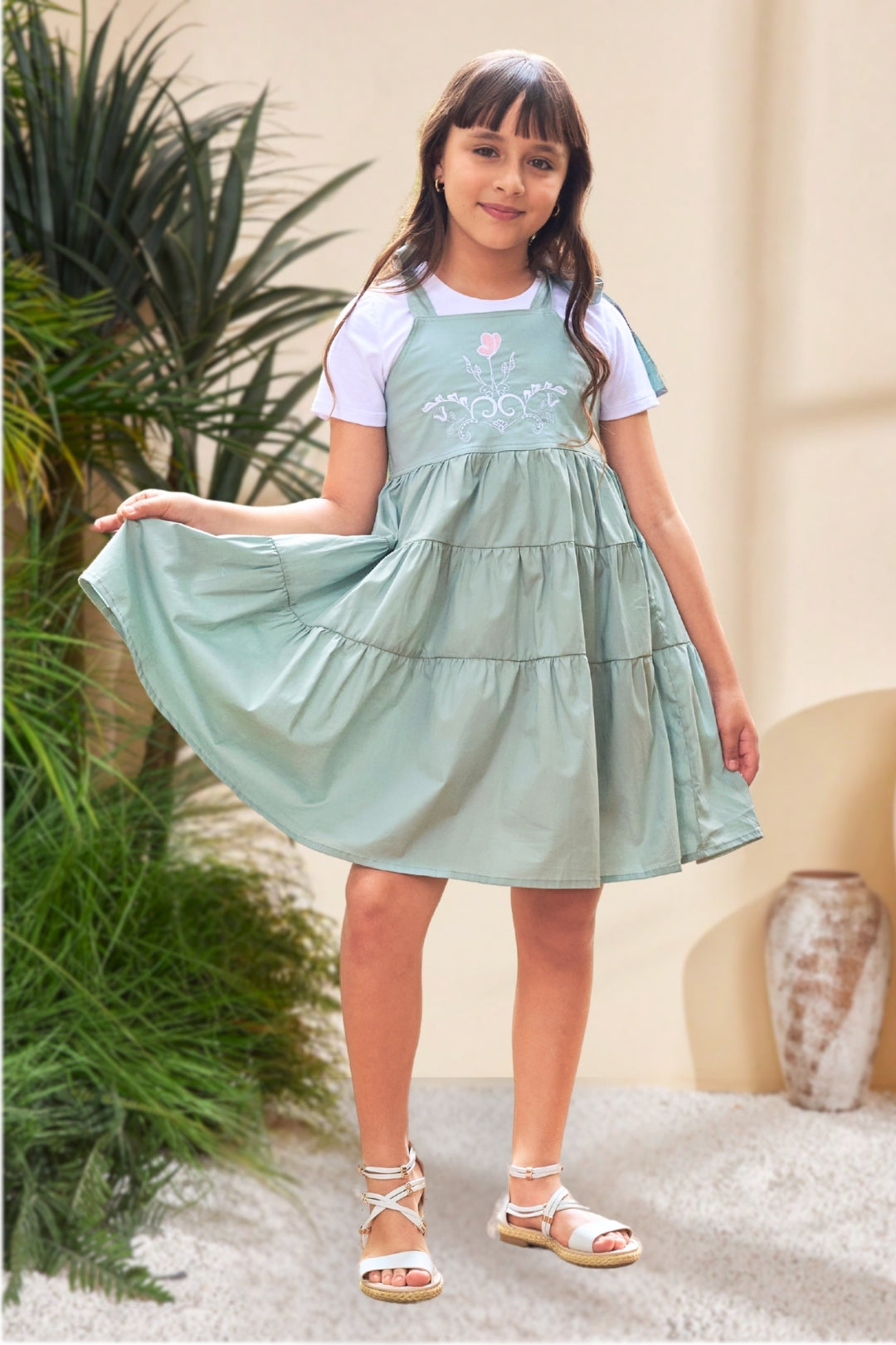 Vestido para niña con basica - Mafalda