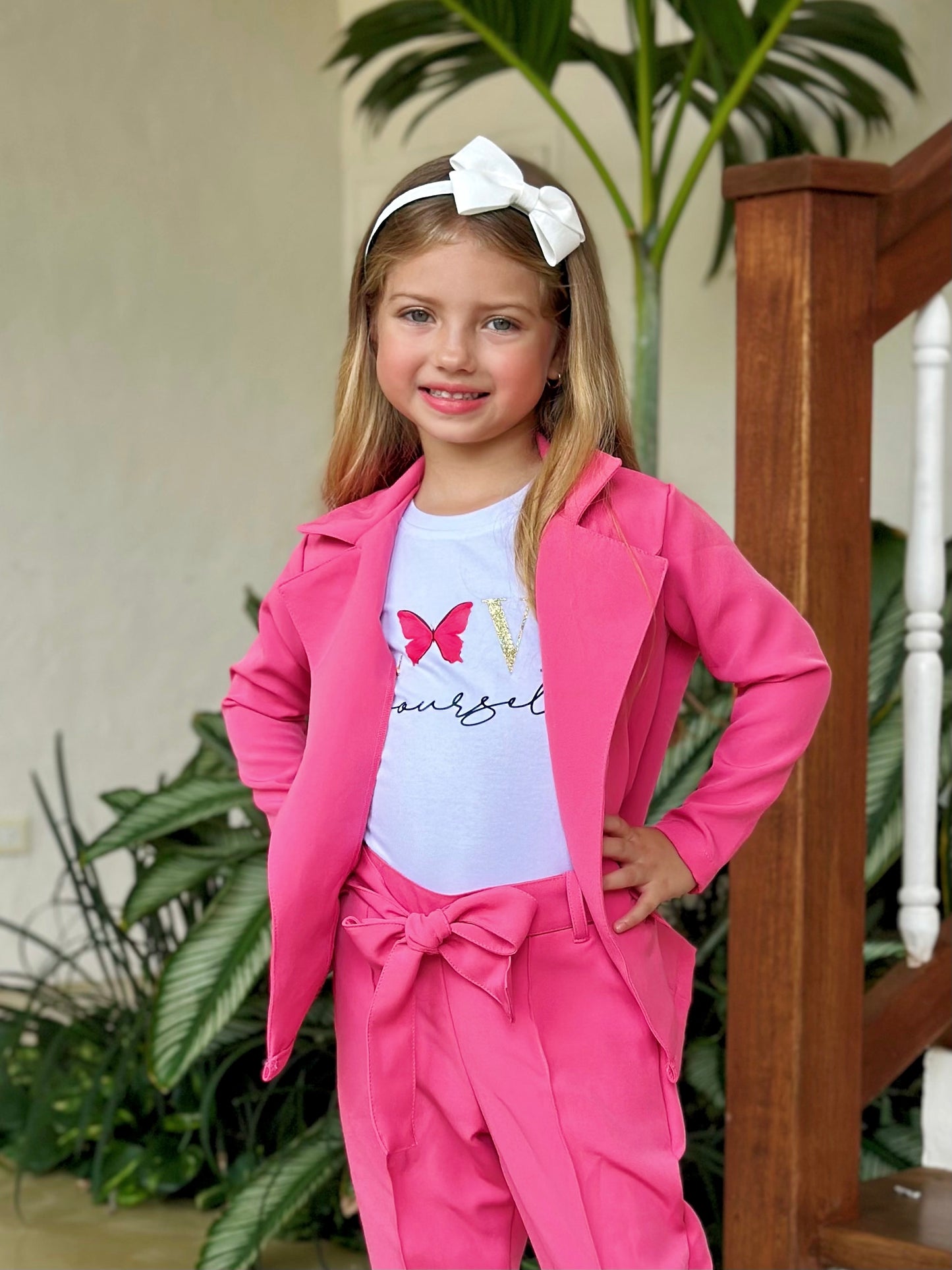 Conjunto elegante con blazer para niña - Mariana