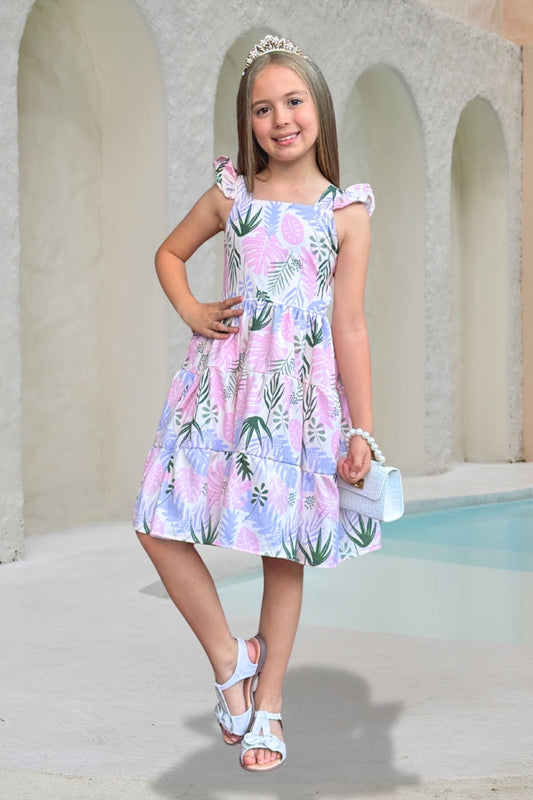 Vestido para Niñas - Abigail Estampado Flores