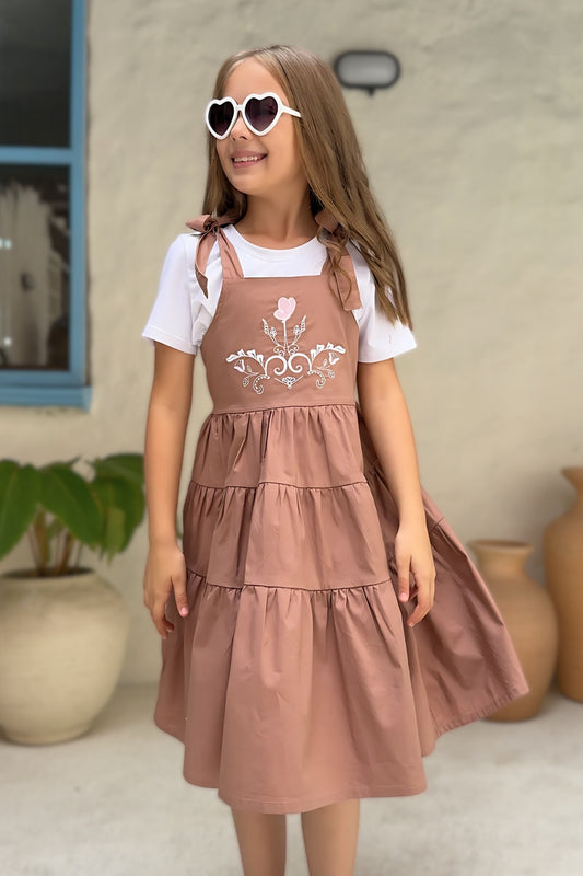 Vestido para niña con basica - Mafalda