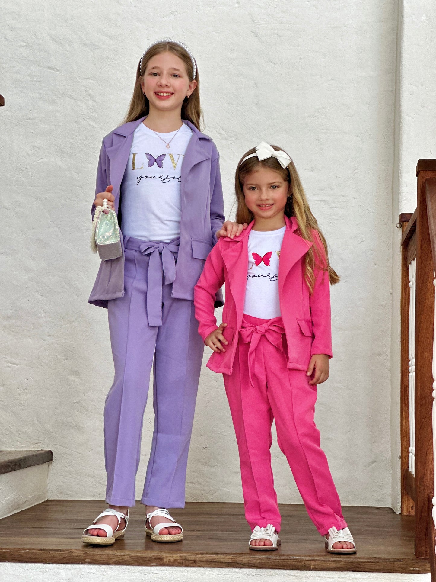 Conjunto elegante con blazer para niña - Mariana