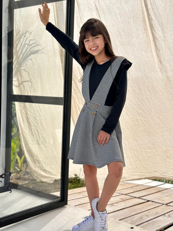 Jardinera para Niña y blusa - Helen